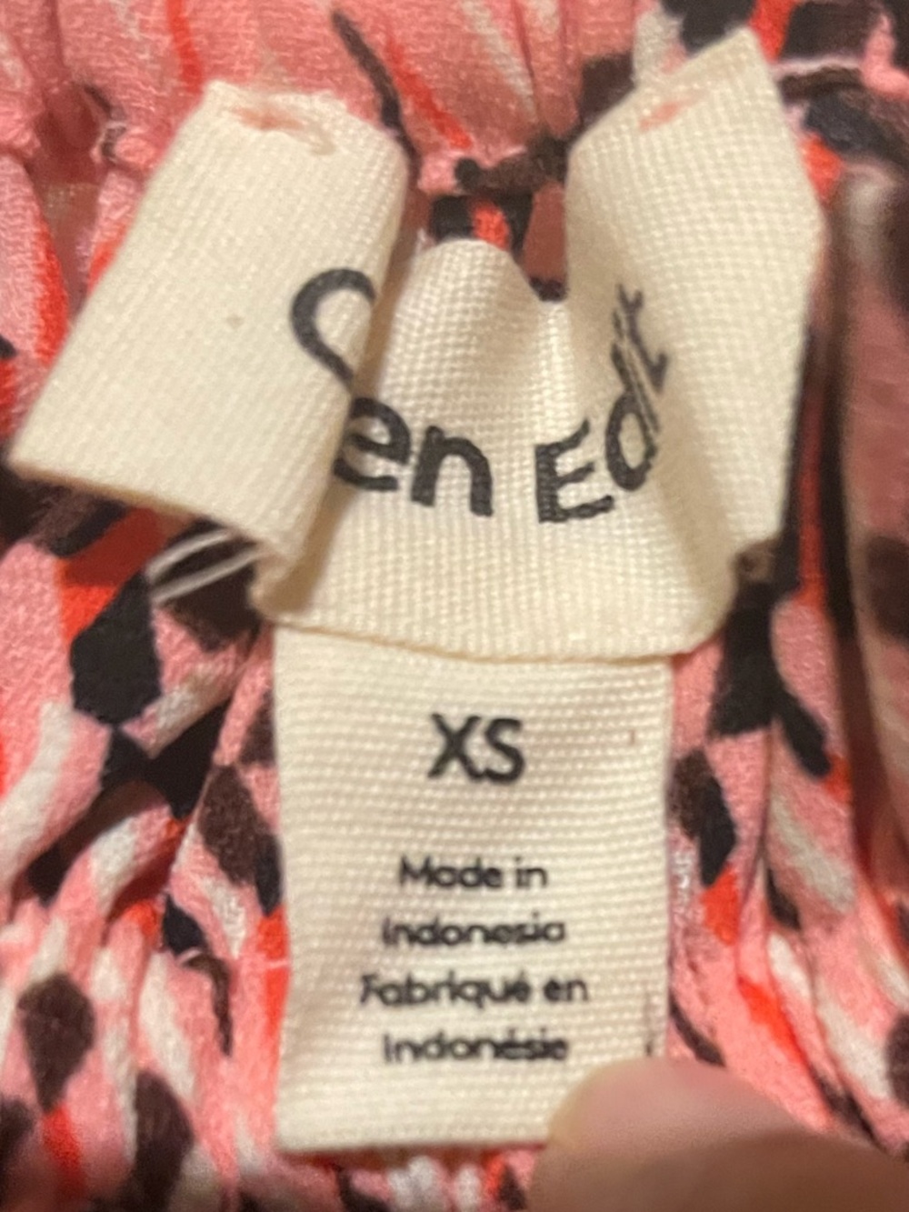 Open Edit Pink Patterned Square-Neck Top - Picture 4 of 6